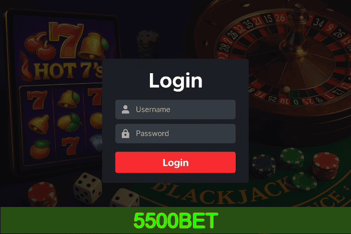 Entrar no Cassino 5500BET e jogar online