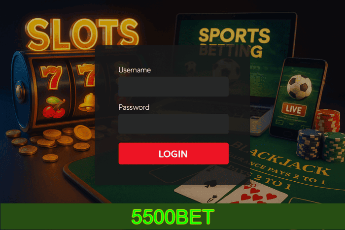 Login Cassino 5500BET apostas seguras online