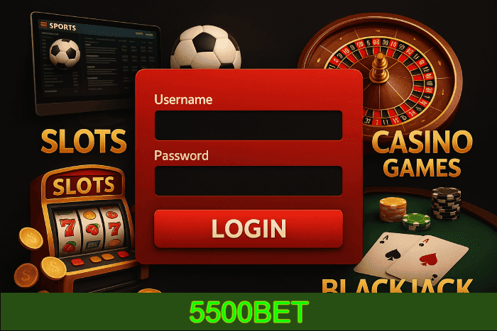 Acessar conta no Cassino 5500BET Brasil